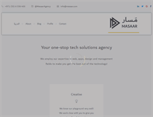 Tablet Screenshot of masaar.com